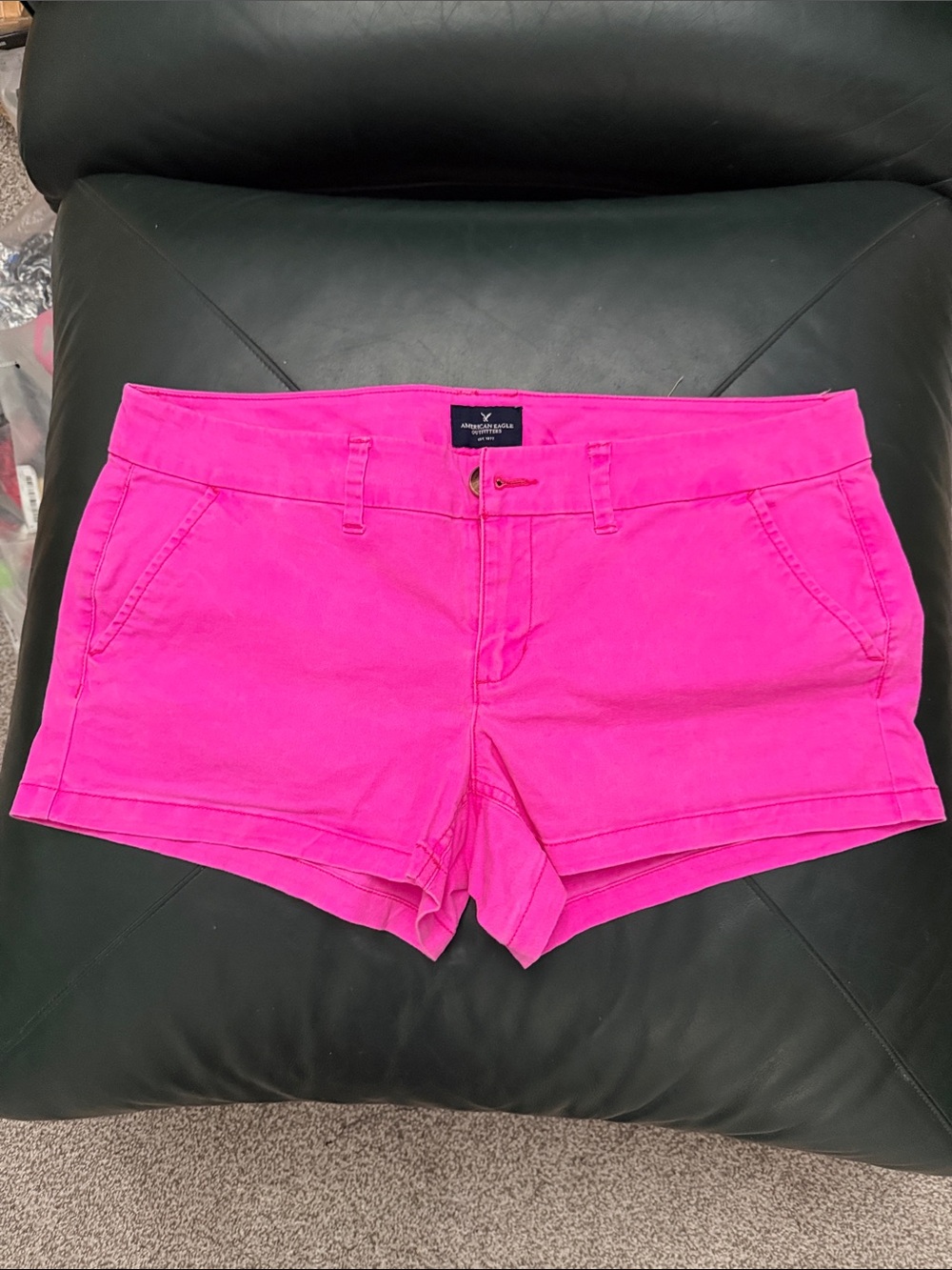 American Eagle Pink Women's Cotton Blend Shorts